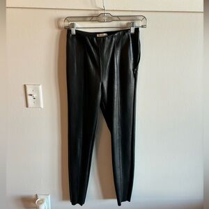 Topshop Faux Leather Pants, Size 4